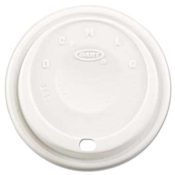 Dart® Cappuccino Dome Sipper Lids, Fits 8 Oz To 10 Oz Cups, White, 1,000-carton freeshipping - TVN Wholesale